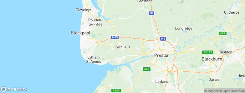 Kirkham, United Kingdom Map