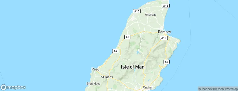 Kirkmichael, Isle of Man Map
