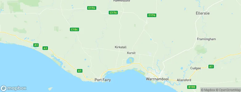 Kirkstall, Australia Map