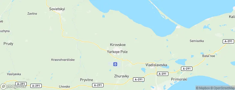 Kirovskoye, Ukraine Map