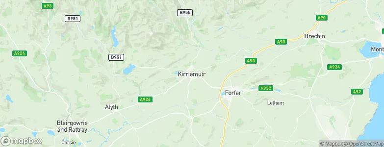 Kirriemuir, United Kingdom Map