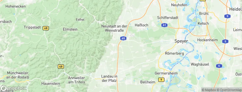 Kirrweiler, Germany Map