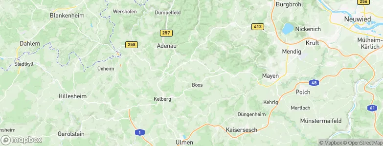 Kirsbach, Germany Map