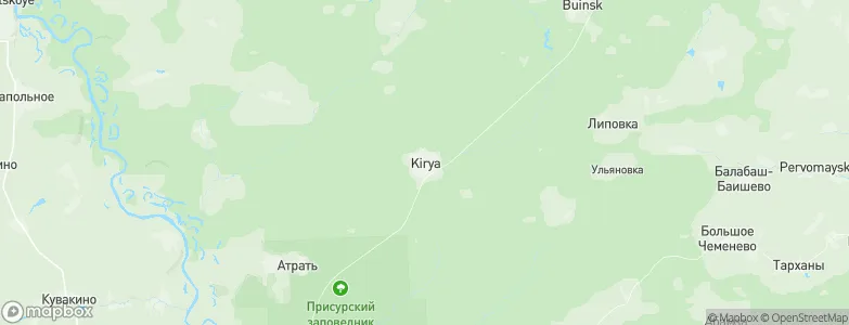 Kirya, Russia Map