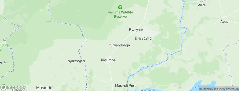 Kiryandongo, Uganda Map