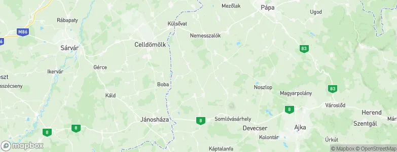 Kiscsőszi Tanya, Hungary Map