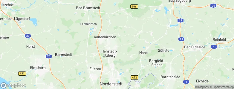 Kisdorf, Germany Map