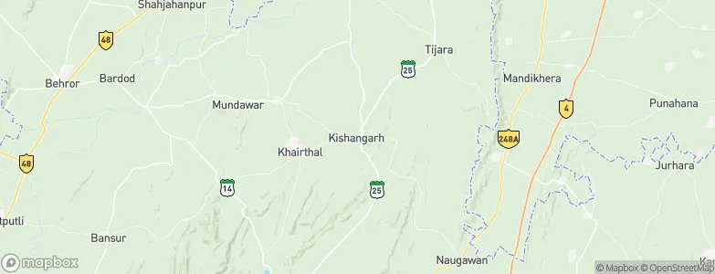 Kishangarh, India Map
