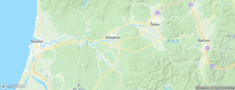 Kita-Akita, Japan Map
