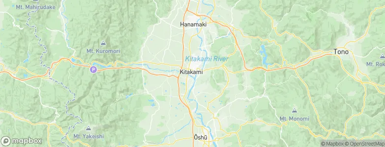 Kitakami, Japan Map