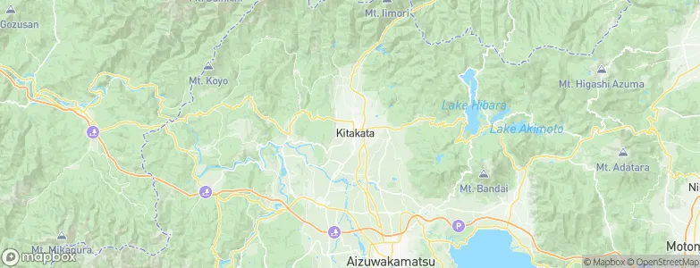 Kitakata, Japan Map