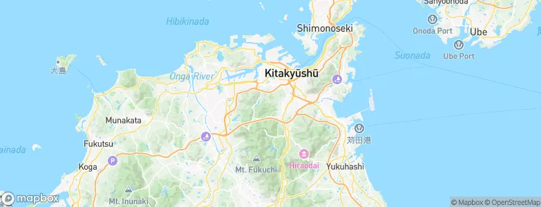 Kitakyushu, Japan Map