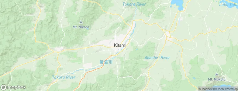 Kitami, Japan Map
