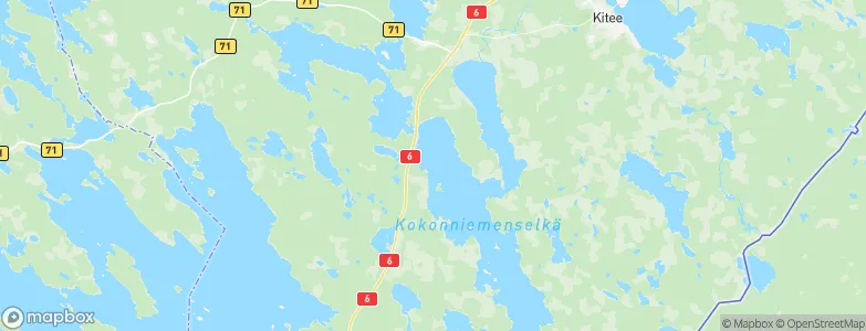 Kitee, Finland Map