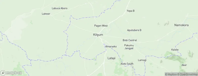 Kitgum, Uganda Map