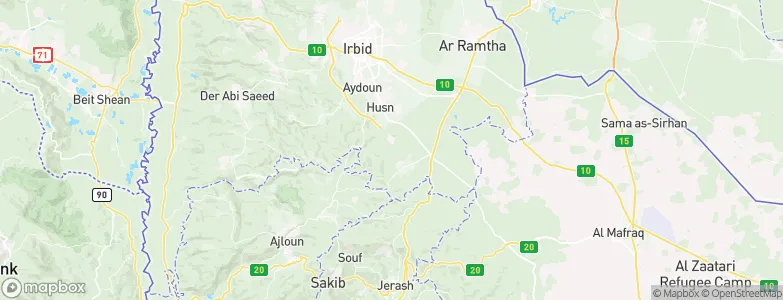 Kitim, Jordan Map