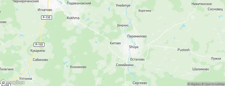 Kitovo, Russia Map