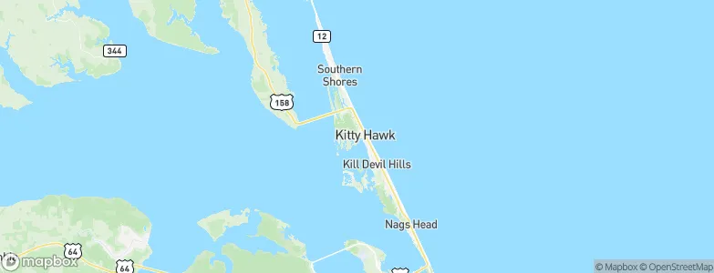 Kitty Hawk, United States Map