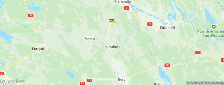 Kiukainen, Finland Map