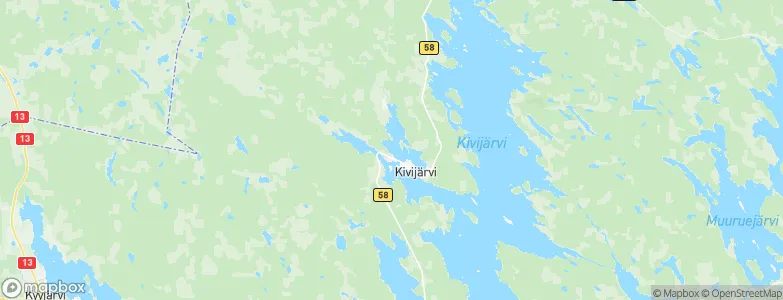 Kivijärvi, Finland Map