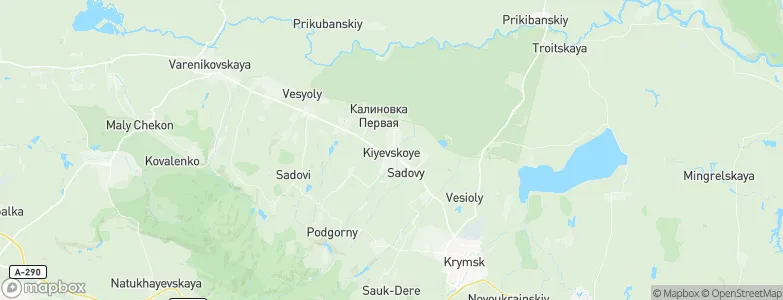 Kiyevskoye, Russia Map