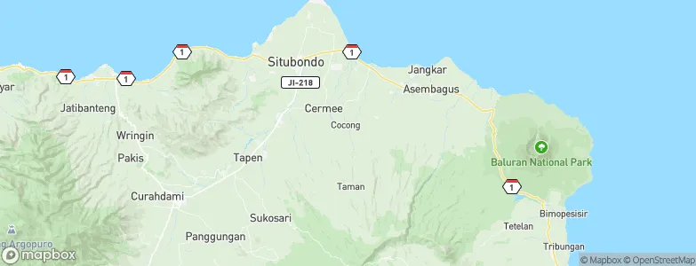 Kladi, Indonesia Map