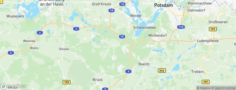 Klaistow, Germany Map