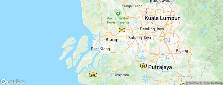 Klang, Malaysia Map