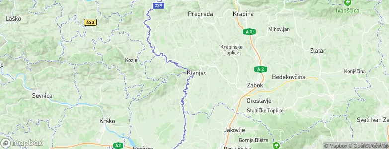 Klanjec, Croatia Map
