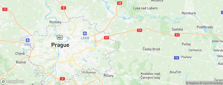 Klánovice, Czechia Map