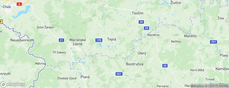 Klášter, Czechia Map