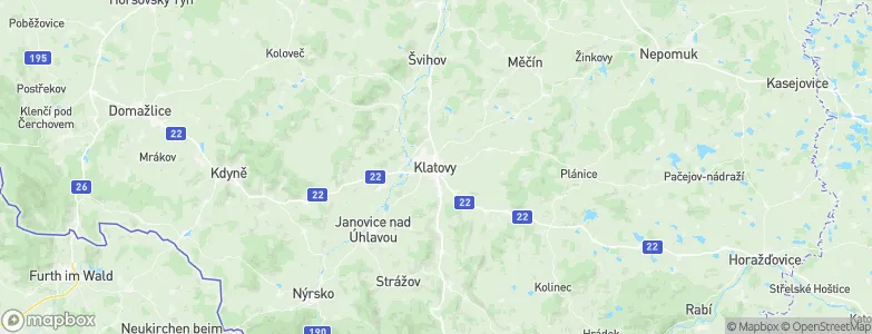 Klatovy, Czechia Map
