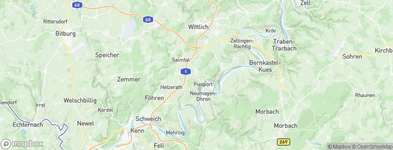 Klausen, Germany Map