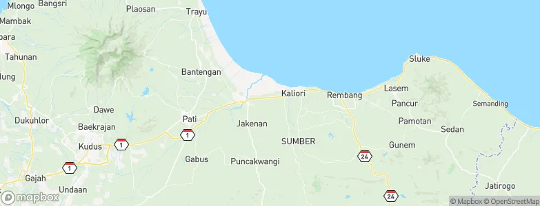 Klayusiwalan, Indonesia Map