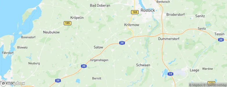 Klein Bölkow, Germany Map