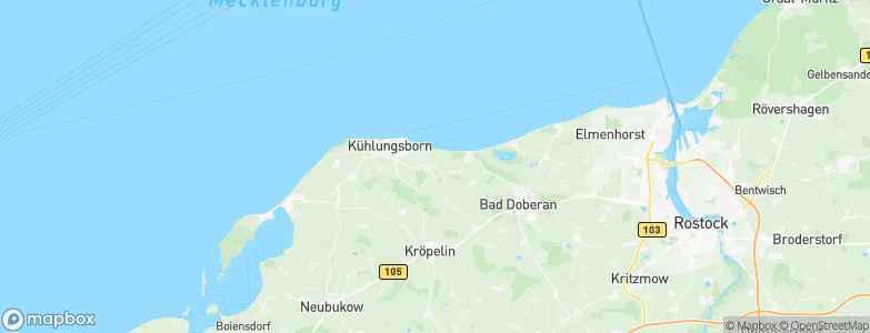Klein Bollhagen, Germany Map