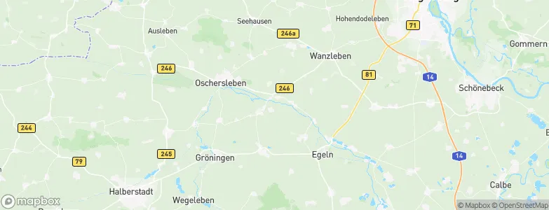 Klein Oschersleben, Germany Map