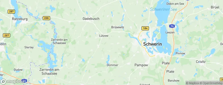 Klein Welzin, Germany Map
