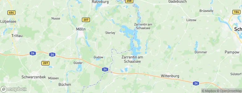 Klein Zecher, Germany Map