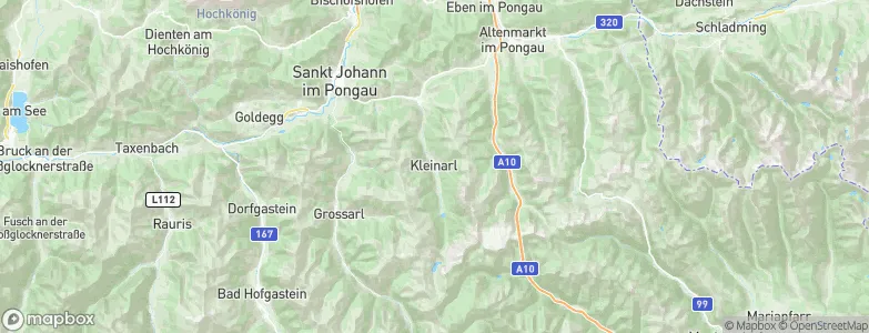 Kleinarl, Austria Map