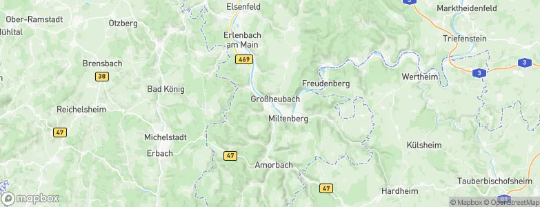 Kleinheubach, Germany Map