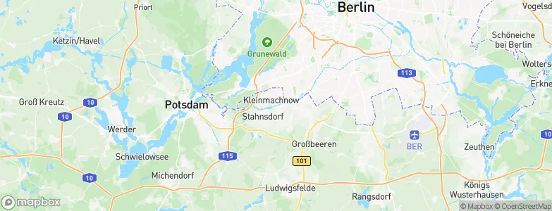 Kleinmachnow, Germany Map
