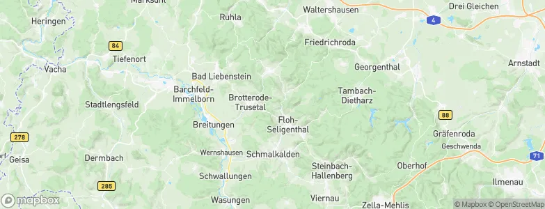 Kleinschmalkalden, Germany Map