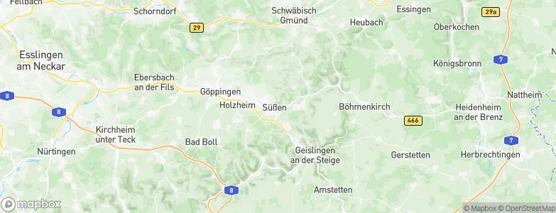 Kleinsüßen, Germany Map