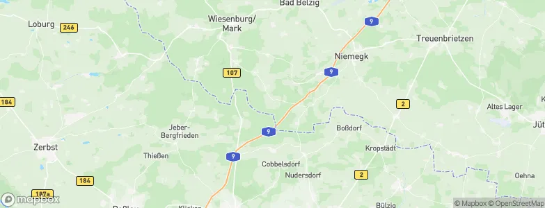 Klepzig, Germany Map