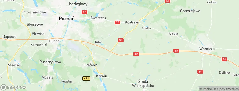 Kleszczewo, Poland Map