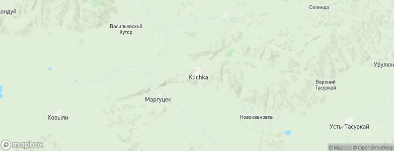 Klichka, Russia Map
