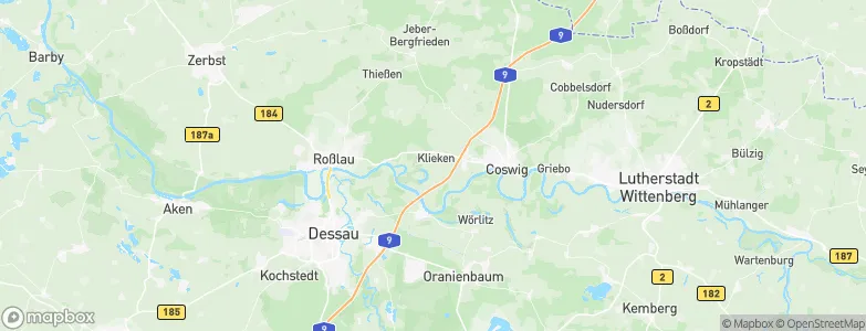 Klieken, Germany Map