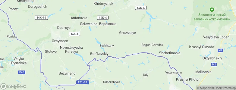 Klimov, Russia Map