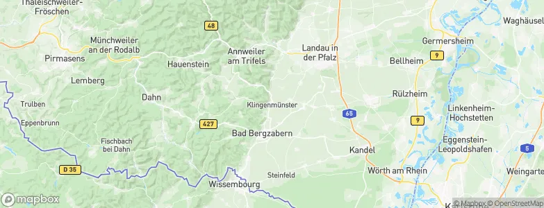 Klingenmünster, Germany Map